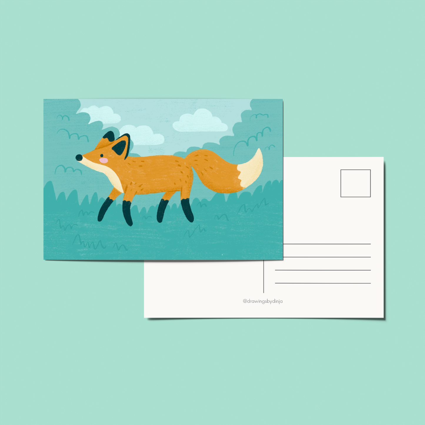 Postcard | Fox