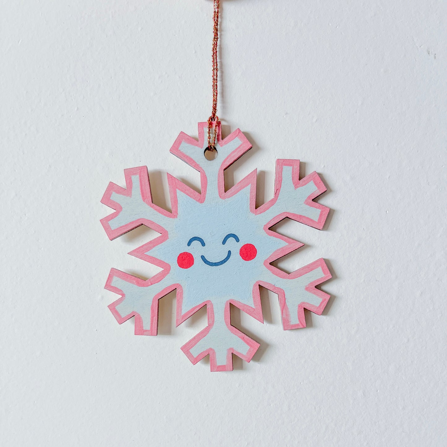 Hand Painted Ornament | Snowflake