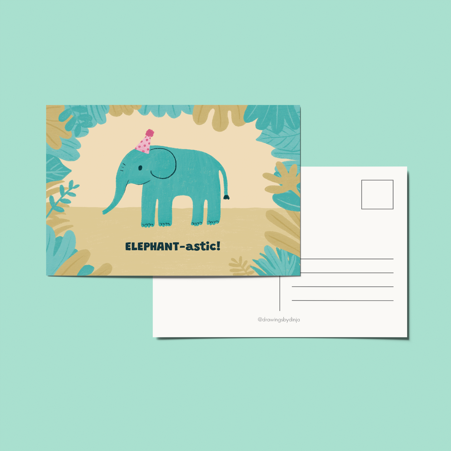 Postcard | Elephant