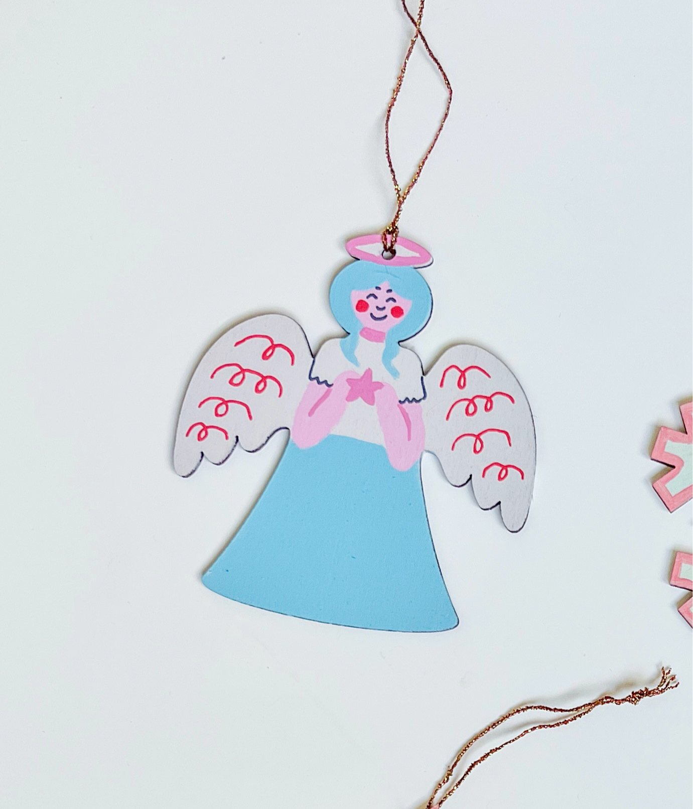 Hand Painted Ornament | Angel