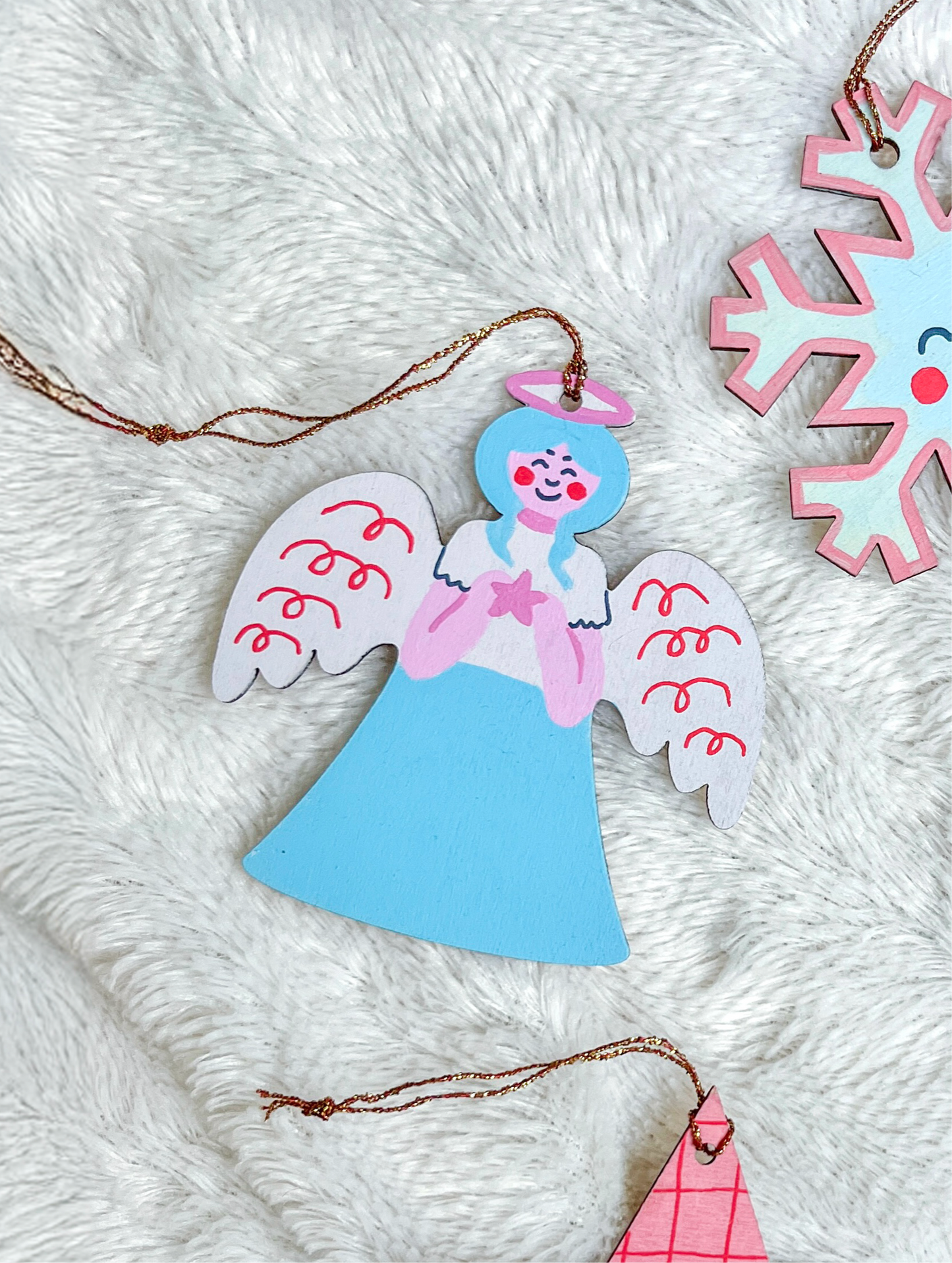 Hand Painted Ornament | Angel