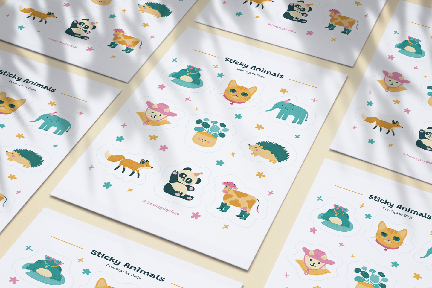 Stickersheet | Sticky Animals